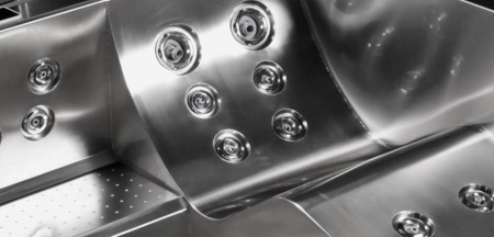 Спа бассейн из нержавеющей стали Wellis Volcano